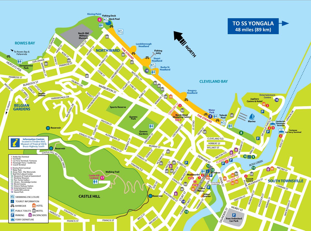 Map of Townsville Map of Townsville