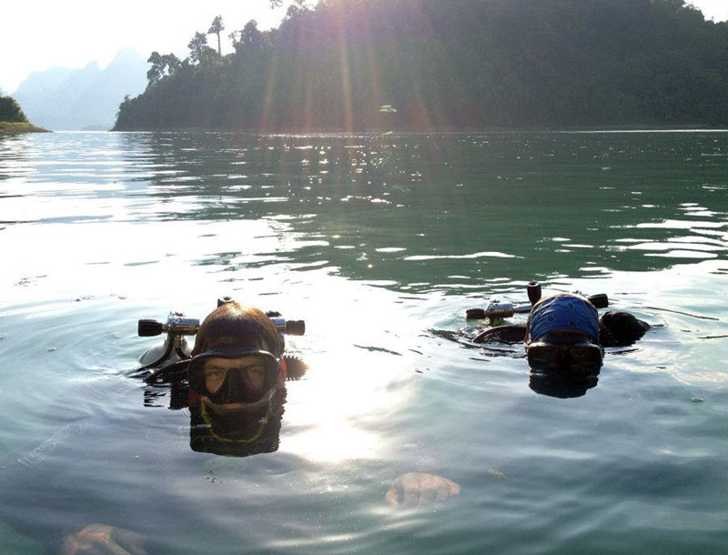 Choew Lan Lake - Cave Diving in Thailand Choew Lan Lake Scuba Diving