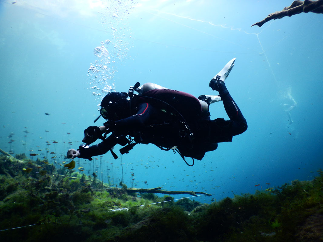 Carwash cenote training dive