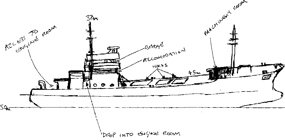 Unicorn wreck Koh Tao dive map