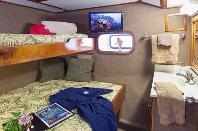 MV Bahamas Aggressor Double Cabin Bahamas Aggressor Deluxe Stateroom